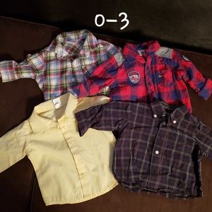 Baby boy button downs